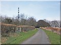 Wireless mast on Elworthy Barrows