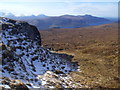 NH2089 : Small buttress on west slope of Meall Dubh in Inverlael Forest by Ullapool by ian shiell