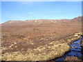 NH1988 : Broad peaty plain south-east of Allt nan Airighean Ura in Inverlael Forest by Ullapool by ian shiell