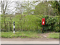 Stapleford Park postbox ref LE14 26