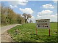 Entrance sign to the Air museum of the 95th BG (H)