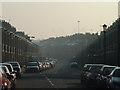 NZ2765 : Hazy Morning and Terraced Houses on Tyneside by Andrew Tryon