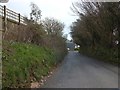 The east-west road through Moreleigh