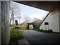 SX9794 : Two very different bridges spanning Langation Lane by Christine Johnstone