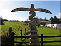 Sustrans route marker, Aghalunny