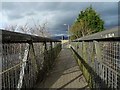 Footbridge over railway line