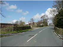 SE1241 : Otley Road at junction with bridleway by Humphrey Bolton