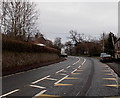 SO6707 : Sharp bend ahead on the A48 east of Blakeney by Jaggery