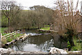 Looking down the river Bray from Clapworthy Mill Bridge