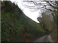 A deep lane west of Cripps Cross