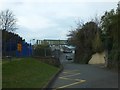 School footbridge over Belle Cross Road