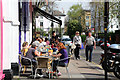 TQ2784 : Enjoying lunch on England's Lane, Belsize Park by Kate Jewell