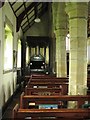 NY9371 : St. Giles Church, Chollerton - north aisle by Mike Quinn
