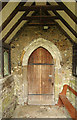 TQ9388 : St Mary, Little Wakering - Porch by John Salmon