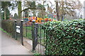 Richmond Road entrance to Albert Road Recreation Ground