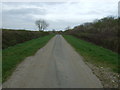 SK8894 : Lane heading north near Bonsdale Farm by JThomas