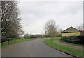 Aerodrome Road approaches roundabout junction with Haven Drive