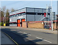 Melton Mowbray Fire Station along Nottingham Road