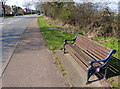 Bench along Nottingham Road