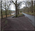 Access road to Church Drive houses, Parkend