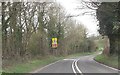 Signs for crossroads near Lainston Farm