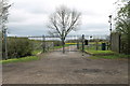 Gates at entrance to Sedgebrook Mill