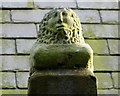 Stone carving over a church porch