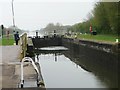 SE6316 : Sykehouse Lock, filling up, New Junction Canal by Christine Johnstone