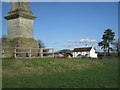 SP1471 : Obelisk Farmhouse and the pedestal of the Umberslade obelisk, Nuthurst by Robin Stott