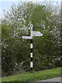 Fingerpost, Mill Lane/Spa Lane, Orston