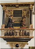 TQ4110 : Monument to Sir Nicholas Pelham and wife, St Michael's church, Lewes by Julian P Guffogg