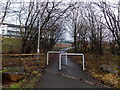 From road to footpath, The Terrace, Rhymney