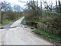 Ford and footbridge on the Linburn Beck