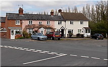 SO7845 : Row of houses on a corner in Malvern by Jaggery
