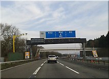 SO9471 : Approaching the junction of the M5 and M42, northbound on the M5 by Rob Purvis