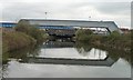 Covered pipe bridge over the River Don