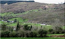 J0323 : Cut-over forest above the southern end of Camlough lake. by Eric Jones