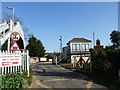 Cuxton Level Crossing and Signal Box