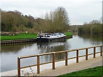 SE5301 : The barge Sobriety moored at Sprotbrough by Christine Johnstone