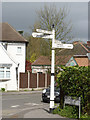 Fingerpost, Nottingham Road/Church Road, Burton Joyce