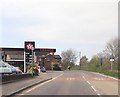 Texaco garage on B5476