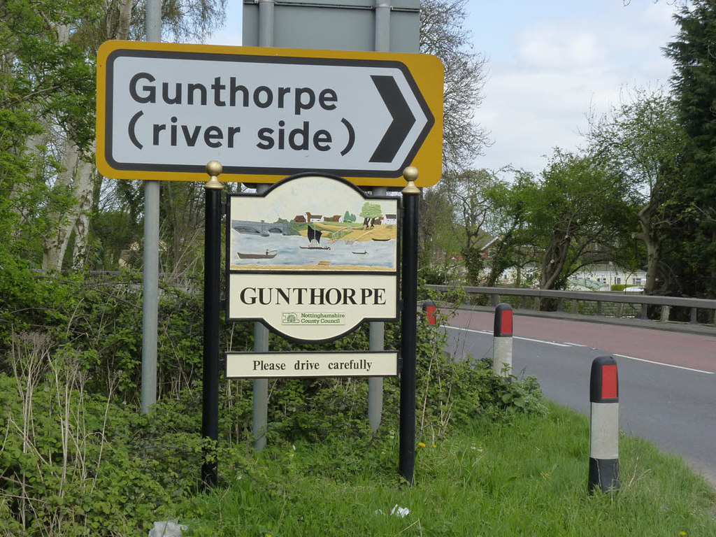 Gunthorpe village sign © Alan Murray-Rust :: Geograph Britain and Ireland