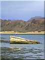 Decaying wreck in Loch Craignish