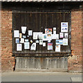 SK7543 : Hawksworth village notice board by Alan Murray-Rust