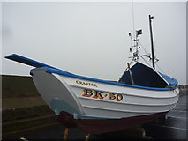 NU2232 : Berwick Registered Fishing Boats : BK50 Supreme II at Seahouses Harbour (stern view) by Richard West