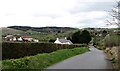 The lower section of Church Road descending towards Chapel Road at Murray