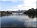 Caladh Harbour with the island of Eilean Dubh on the right