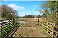 Gates into Farmland at Lodge of Kelton