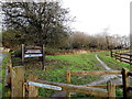 Entrance to Energlyn Sidings, Caerphilly