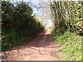 Green lane at Underhill Cross heading west